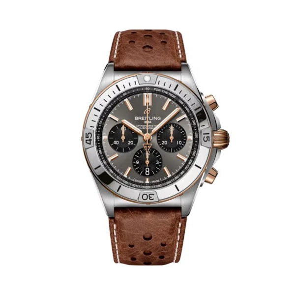 Breitling Chronomat TB0134101M1X1 Brown Leather Watches For Men