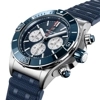 additional image for Breitling Chronomat AB0136161C1S1 Blue Leather Watches For Men