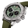 additional image for Breitling Avenger AB0147101L1X1 Green Leather Watches For Men