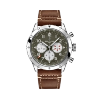 Breitling Classic AVI AB04452A1L1X1 Brown Leat..