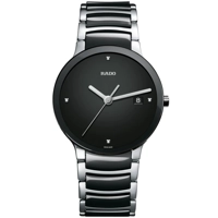 Rado Centrix Diamonds Unisex Black Watch R3093..