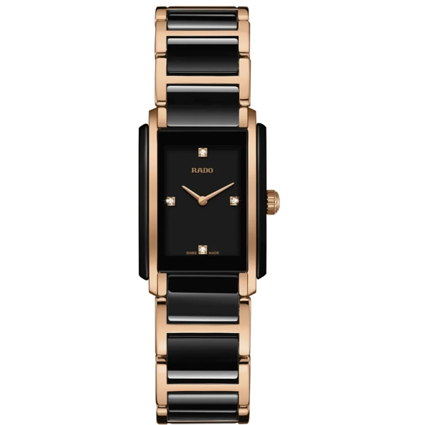 Rado Integral Diamonds Ladies Black Watch R20612712