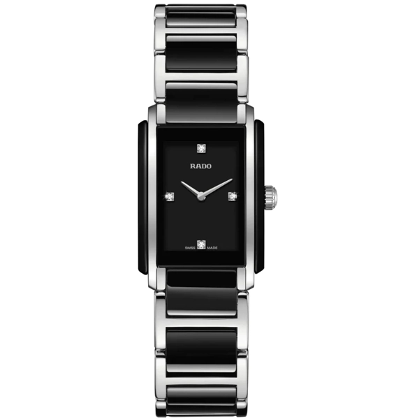 Rado Integral Diamonds Ladies Black Watch R20613712