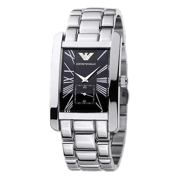 Emporio Armani AR0156 - Mens Classic Stainless Steel Designer Watch
