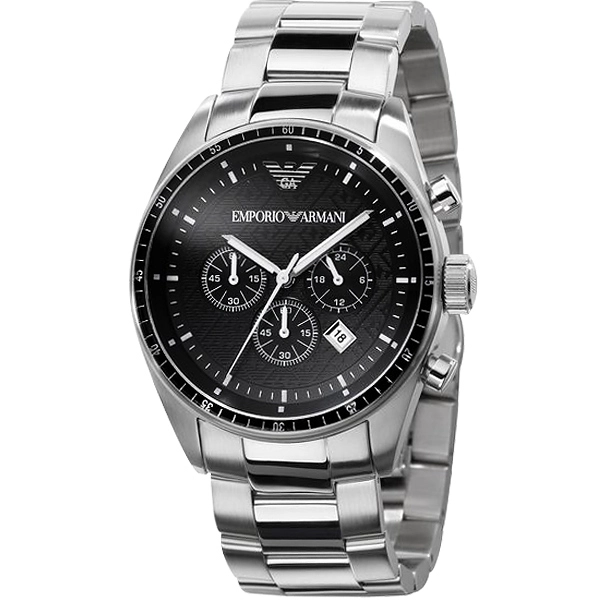Emporio Armani AR0585 - Mens Stainless Steel Designer Watch