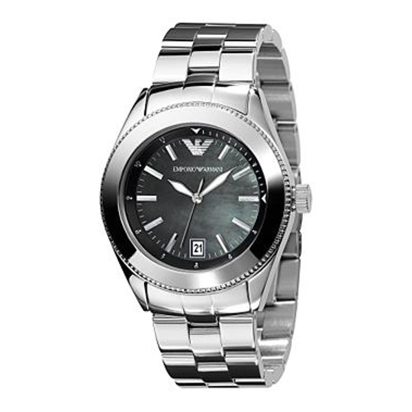 Emporio Armani AR0708 Stainless Steel Silver Ladies Watch