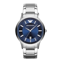 Armani AR11180 Blue Dial Gens Analog Watch