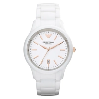 Emporio Armani AR1467 Mens White Ceramica Watch