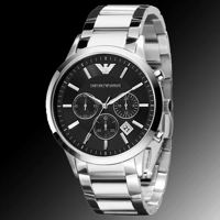 Emporio Armani AR2434 Classic Chronograph Blac..