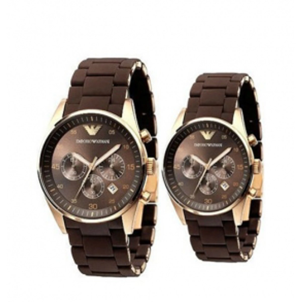 Emporio Armani AR5890 & AR5891 - Armani His and Hers Watches Set