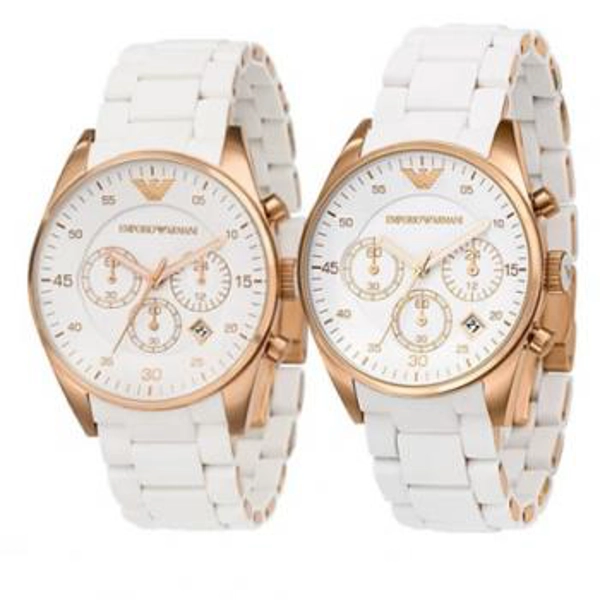 Emporio Armani AR5919 and AR5920 - His and Hers Armani Watches