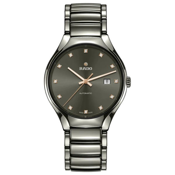 Rado True Automatic Diamonds Unisex Grey Watch R27057732