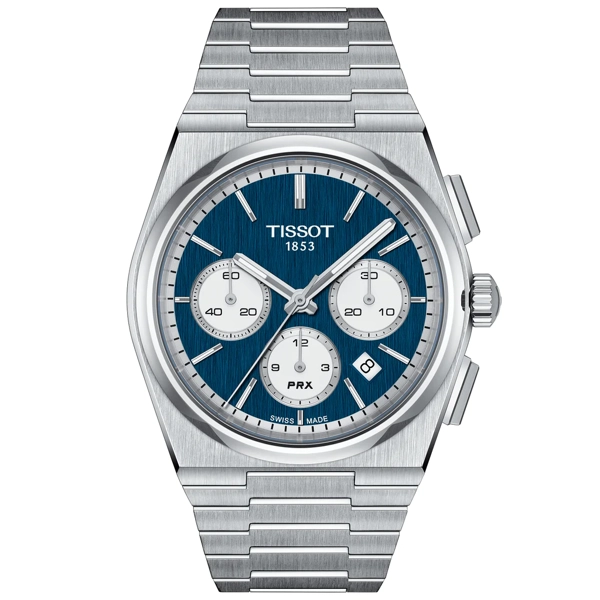 Tissot Prx Automatic Chronograph Men's Blue Watch T137.427.11.041.00