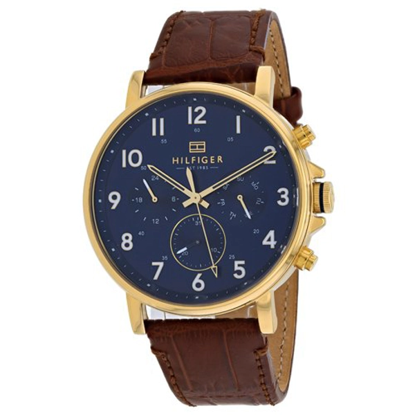 Tommy Hilfiger 1710380 – Men’s Brown Leather Strap Watch