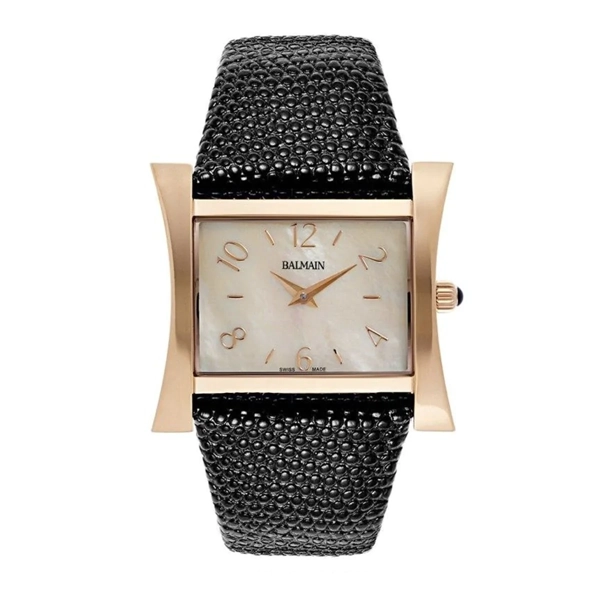 Balmain B17593284 Women's Black Leather Strap Watches