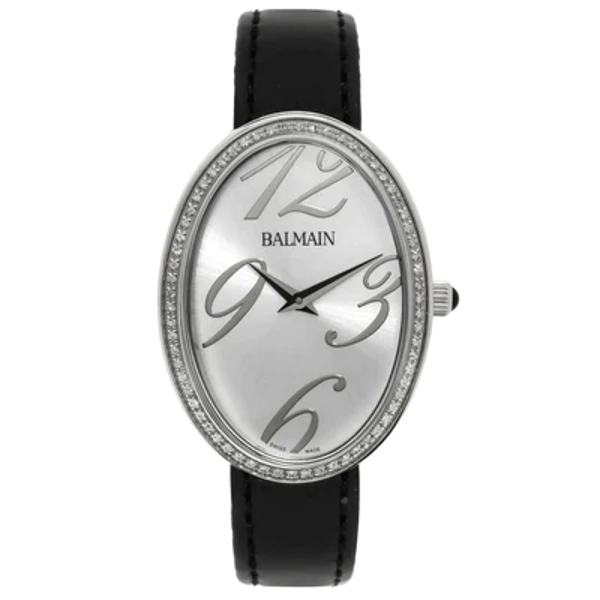 Balmain B13953224 Women's Black Leather Strap Watches