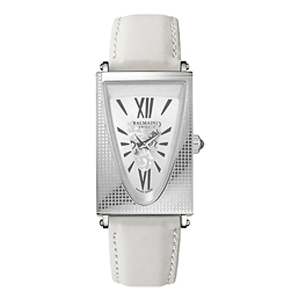 Balmain B34012212 Women's White Leather Strap Watches
