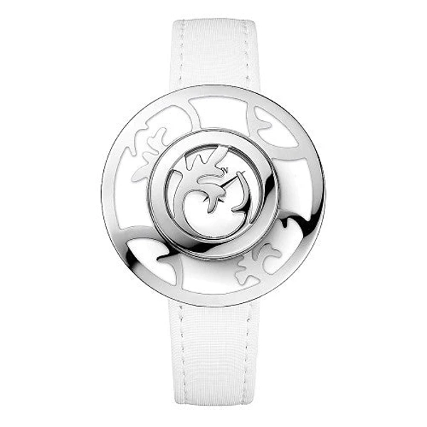 Balmain B40312226 Women's White Leather Strap Watches