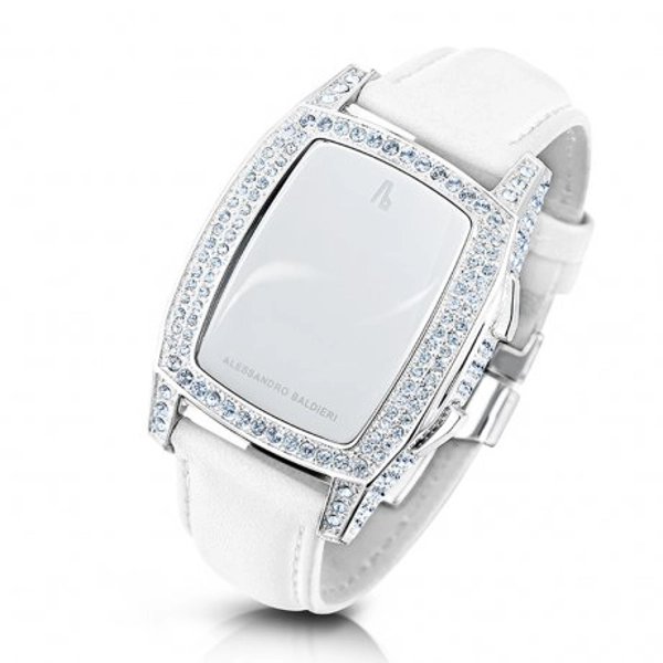 Alessandro Baldieri White Blue Sapphire End of Time Watch AB0041SW