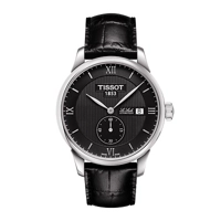 Tissot T0064281605801 Black Dial Leather Strap..