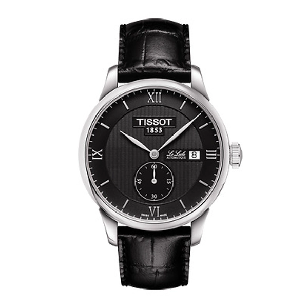 Tissot T0064281605801 Black Dial Leather Strap Watch For Men