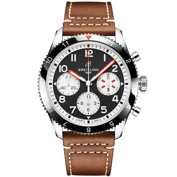 Breitling Classic AVI Y233801A1B1X1 Brown Leather Watches For Men