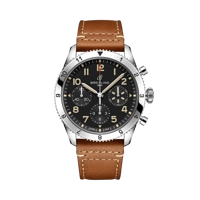 Breitling Classic AVI A233803A1B1X1 Brown Leat..
