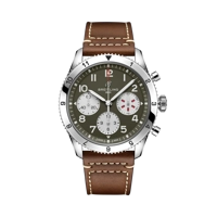 Breitling Classic AVI A233802A1L1X1 Brown Leat..