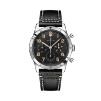 Breitling Classic AVI AB0920131B1X1 Black Leat..