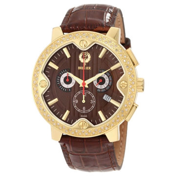 Brillier Mens Voyageur 05-21525-10 Watch