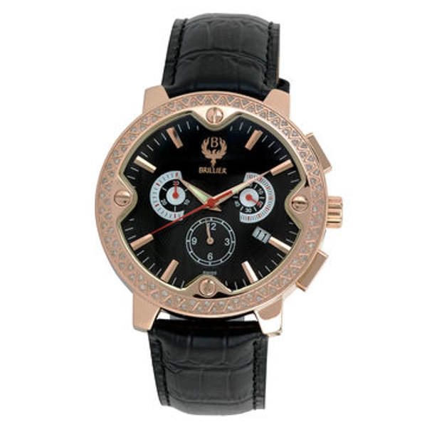 Brillier Mens Voyageur 05-31121-08 Watch