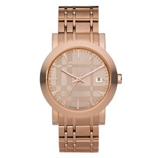 Burberry BU1864 Men's Rose Gold Tone Stainless Steel Watch