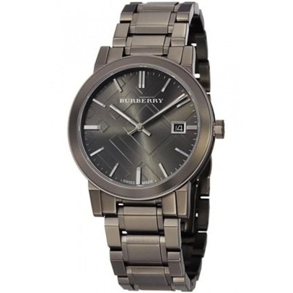 Burberry BU9007 Dark Nickel Mens Wristwatch