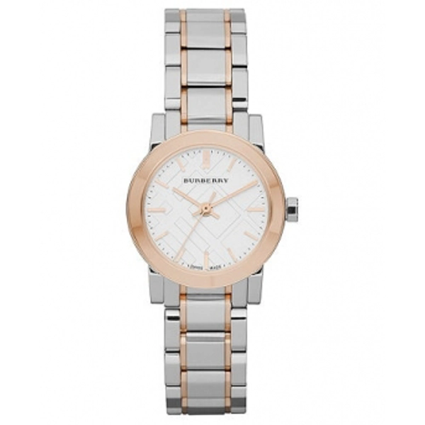 Burberry BU9205 Women's Swiss Two Tone Stainless Steel Bracelet Watch