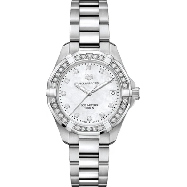 TAG Heuer Aquaracer WBD1315.BA0740 Silver Stainless Steel Watches For Women
