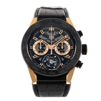 TAG Heuer Carrera CAR5A5U.FC6377 Black Leather..