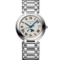 Longines Elegance PrimaLuna L8.116.4.71.6 Silv..