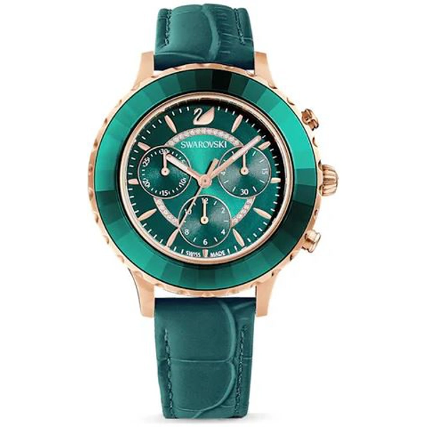 Swarovski 5452498 Gold Green Stainless Steel Watches For Women