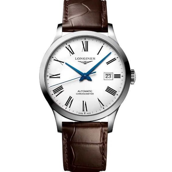 Longines Elegance Record L2.821.4.11.2 Brown Leather For Men