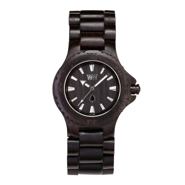 Wewood Watches Date Black Watch