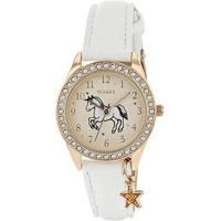 Tikkers TK0171 Rose Gold Dial Leather Strap Gi..