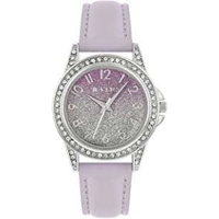 Tikkers TK0191 Purple Dial Leather Strap Girls..