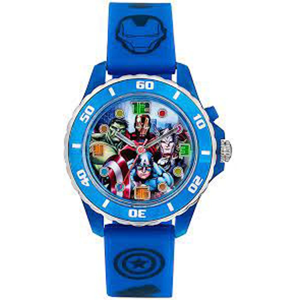 Disney AVG3506 Multicolor Dial Silicone Strap Watch for Boys