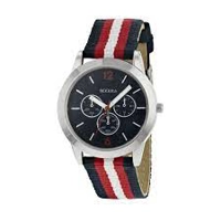 Tikkers ATK1056 Black Dial Nylon Strap Boys Wa..