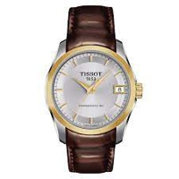 Tissot T0352072603100 Silver Dial Leather Stra..