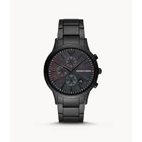 Emporio Armani AR11275 Black Dial Stainless Steel Watch for Men