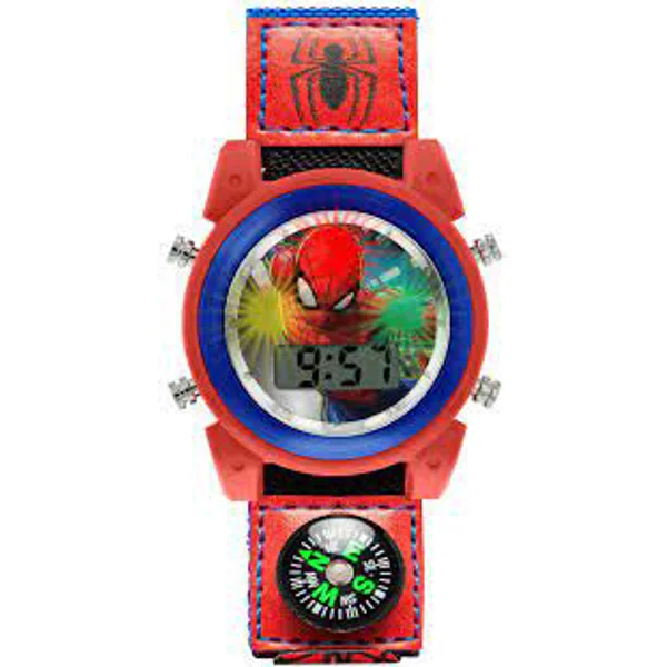 Disney SPD4586 Multicolor Dial Textile Strap Watch for Boys
