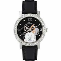 Disney MN1149 Black Dial Leather Strap Watch f..