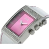 additional image for D&G Logoside Crystal Pink & White Womens Fashion Watch DW0156