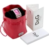 additional image for D&G Logoside Crystal Pink & White Womens Fashion Watch DW0156